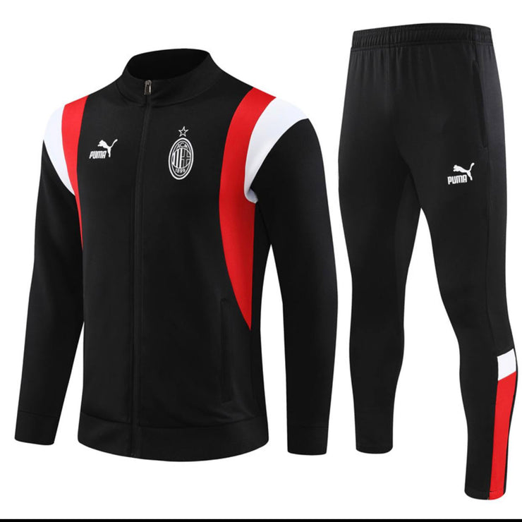 Tuta AC MIlan Zip Lunga