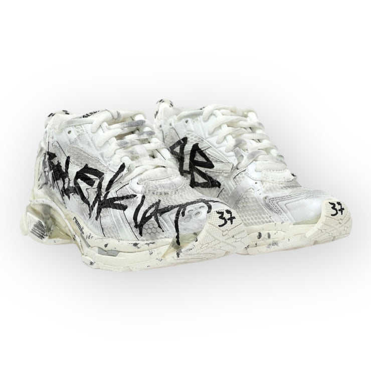 Runner Graffiti White/Black