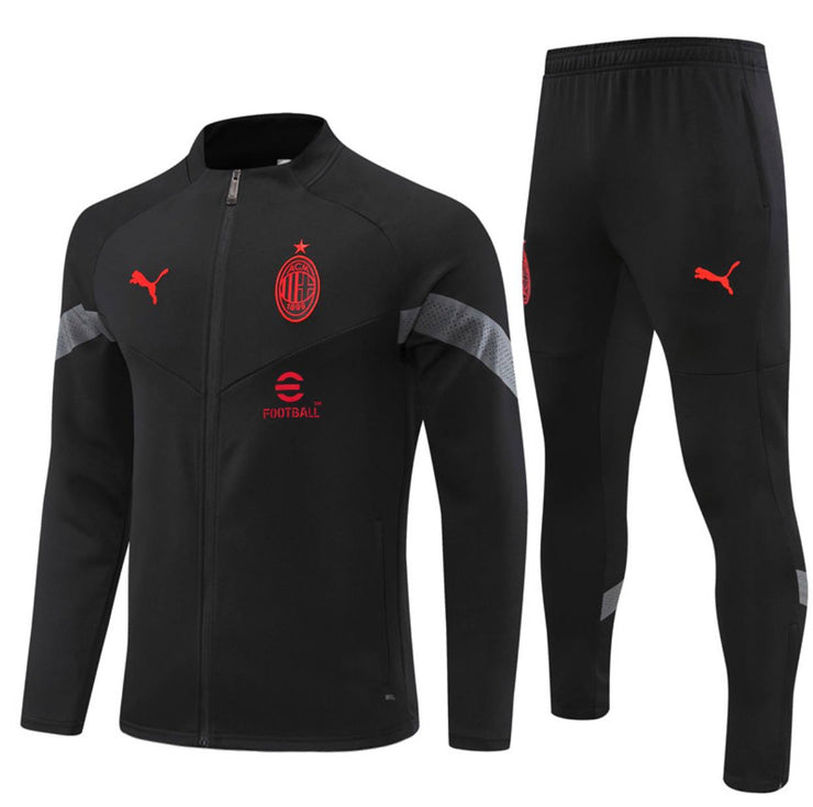 Tuta AC MIlan Zip Lunga