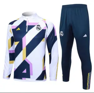 Tuta Real Madrid Zip Lunga