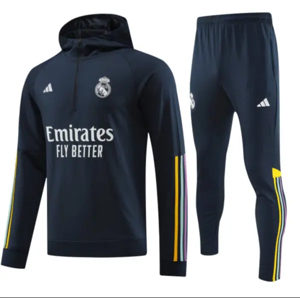 Tuta Real Madrid Zip Lunga