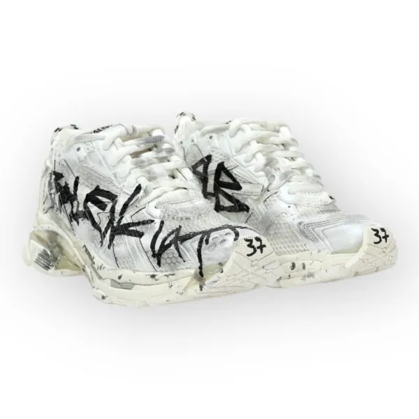 Runner Graffiti White/Black - immagine 2