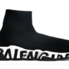 Speed Graffiti Trainers Black White