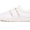 VLTN Sneaker Rockstud White Gold