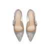DECOLLETÈ SLINGBACK TOILE DE JOUY REVERSE GRIGIO - immagine 5