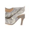 DECOLLETÈ SLINGBACK TOILE DE JOUY REVERSE GRIGIO - immagine 6