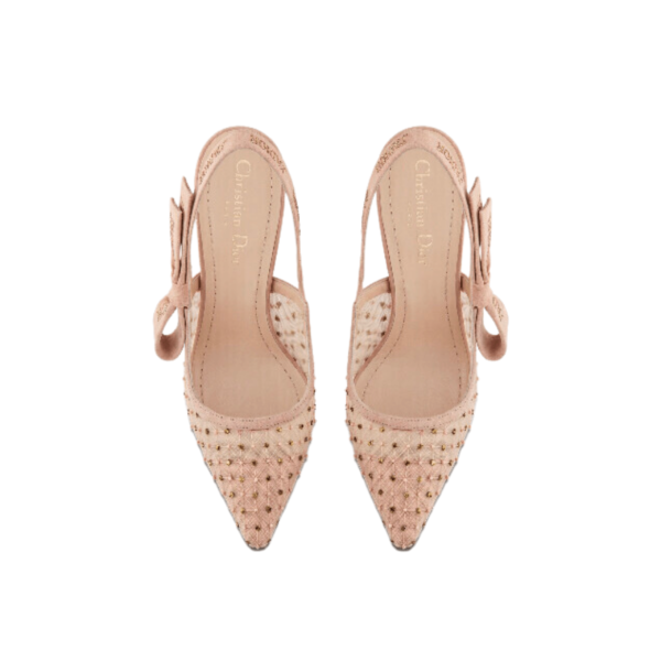DECOLLETÈ SLINGBACK J’ADIOR TULLE NUDE - immagine 5