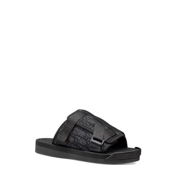 SANDALO ALPHA JACQUARD NERO - immagine 3