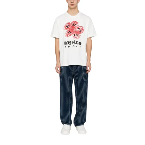 logo Print Cotton T-shirt - immagine 5