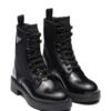 STIVALETTO IN PELLE SPAZZOLATA E RE-NYLON - immagine 3