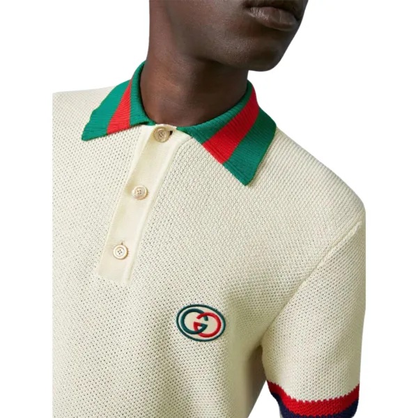 COTTON KNIT POLO SHIRT - immagine 4