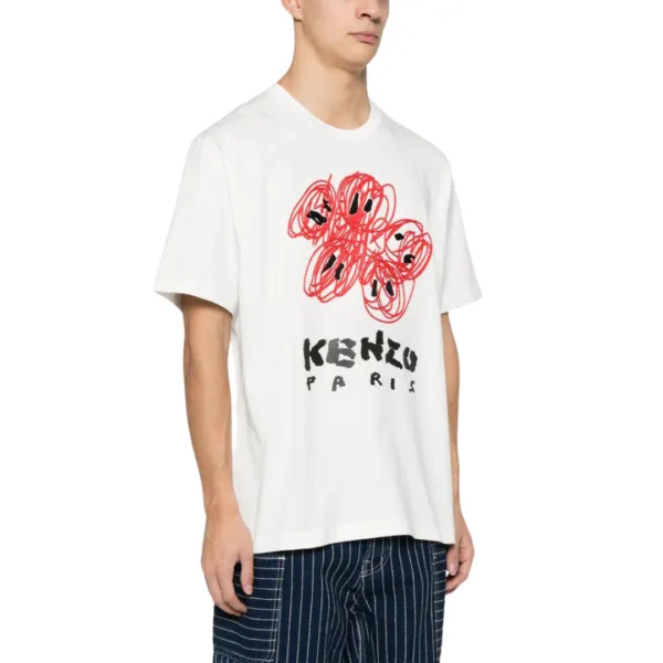 logo Print Cotton T-shirt - immagine 4