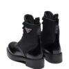 STIVALETTO IN PELLE SPAZZOLATA E RE-NYLON - immagine 4