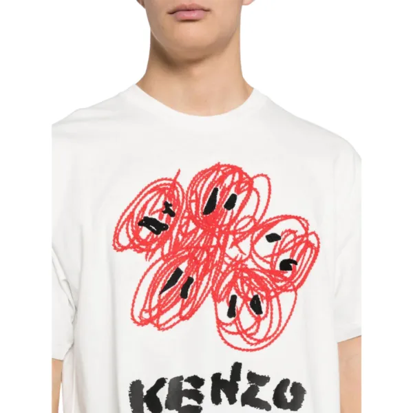 logo Print Cotton T-shirt - immagine 3