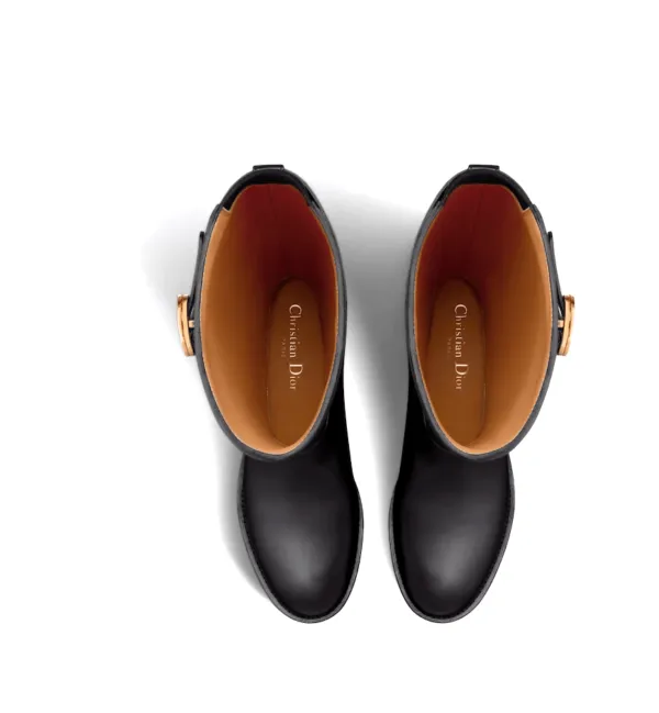 STIVALE EMPREINTE IN PELLE LISCIA NERA - immagine 5