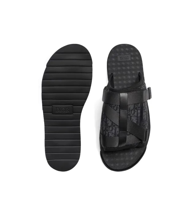 SANDALO ALPHA JACQUARD NERO - immagine 4