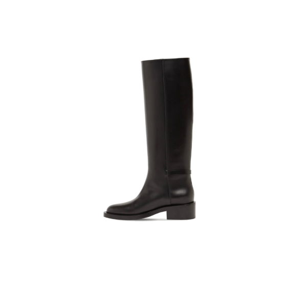 Sale STIVALI VLOGO MINI ORO IN PELLE NERA - immagine 2