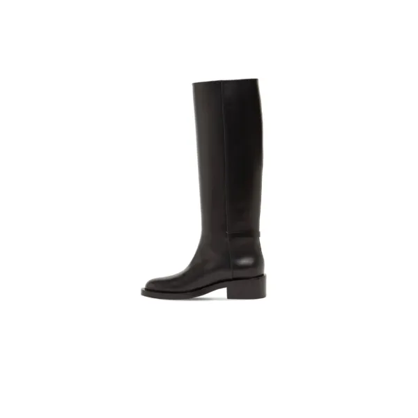 Sale STIVALI VLOGO MINI ORO IN PELLE NERA - immagine 2