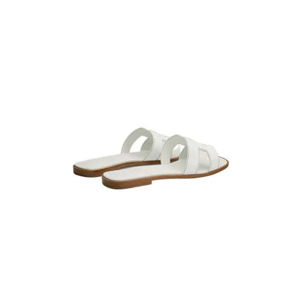 SANDALO ORAN BIANCO IN PELLE - immagine 4