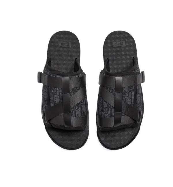 SANDALO ALPHA JACQUARD NERO - immagine 5