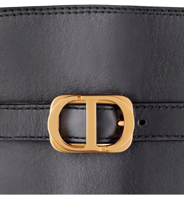 STIVALE EMPREINTE IN PELLE LISCIA NERA - immagine 2