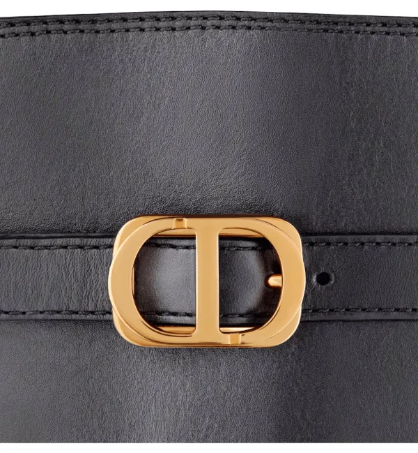 STIVALE EMPREINTE IN PELLE LISCIA NERA - immagine 2