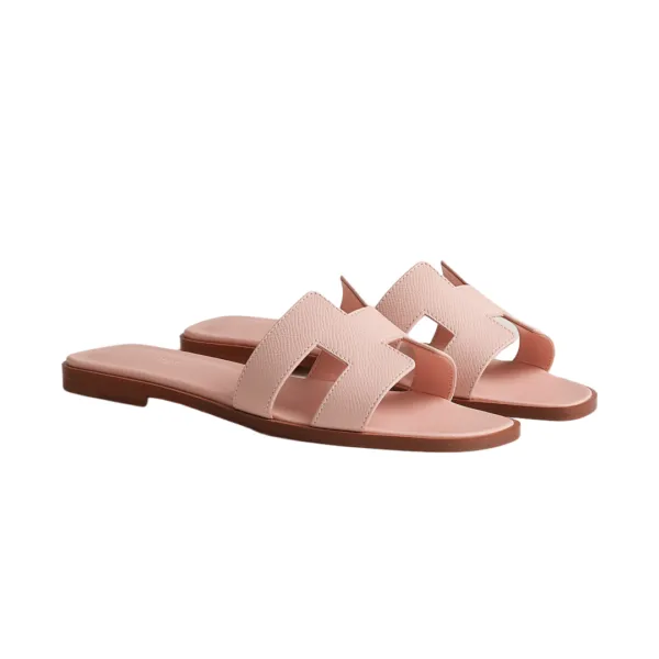 SANDALO ORAN IN PELLE ROSA PALLIDO - immagine 3