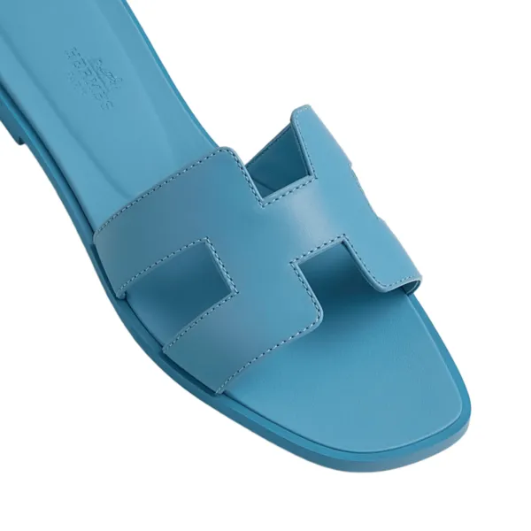 SANDALO ORAN IN PELLE BLEU CAMEO - immagine 5